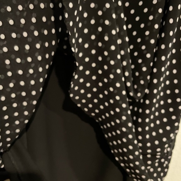 Torrid black with white polka dots swing tank size 2 - Picture 4 of 5